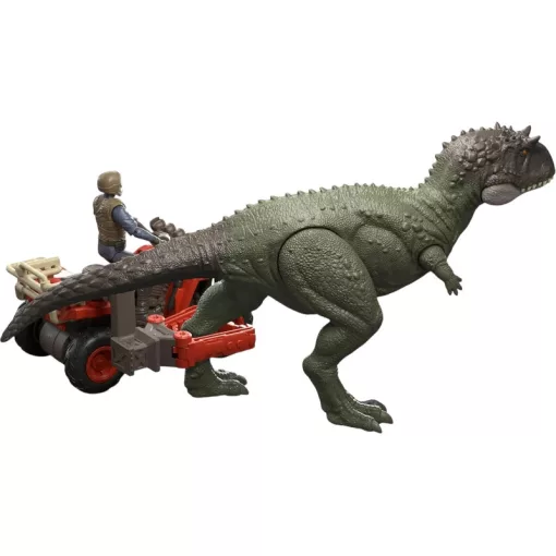 Mattel Jurassic World Dinoszaurusz-befogó quad játékszett, Survival