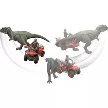 Mattel Jurassic World Dinoszaurusz-befogó quad játékszett, Survival