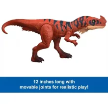 Mattel Jurassic World Afrovenator dino figura fénnyel és hanggal 32cm, Survival