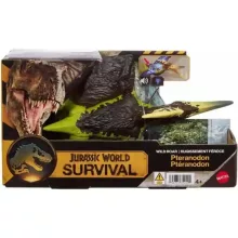 Mattel Jurassic World Pteranodon dino figura fénnyel és hanggal 42cm, Survival