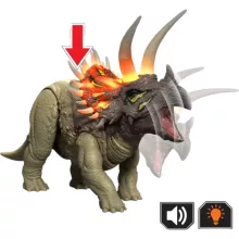 Mattel Jurassic World Triceratops interaktív dinó figura 31cm, Survival