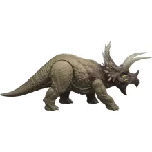Mattel Jurassic World Triceratops interaktív dinó figura 31cm, Survival