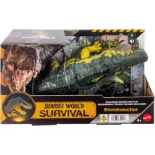 Mattel Jurassic World Stomatosuchus dino figura fénnyel és hanggal 34cm, Survival