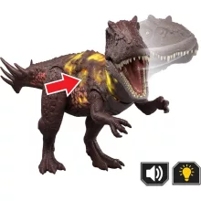 Mattel Jurassic World Metriacanthosaurus dino figura fénnyel és hanggal 32cm, Survival