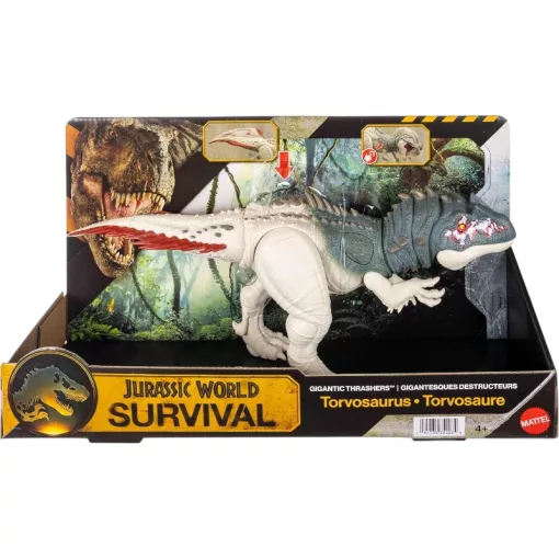 Mattel Jurassic World Torvosaurus dino figura 34cm, Survival