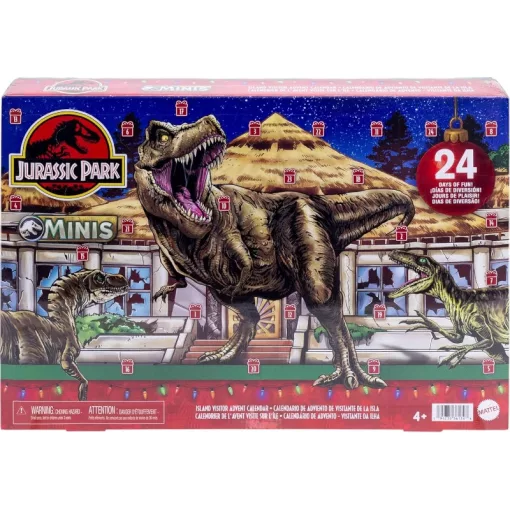 Mattel Jurassic Park látogatóközpont adventi kalendárium, naptár