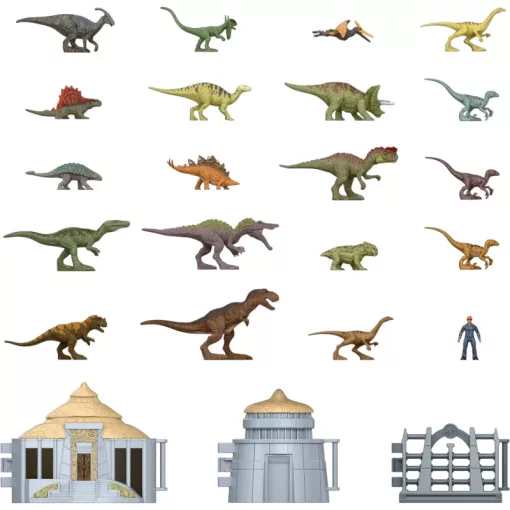 Mattel Jurassic Park látogatóközpont adventi kalendárium, naptár