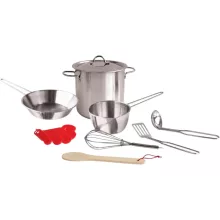 Kitchen Corner 13 darabos játék fém edénykészlet
