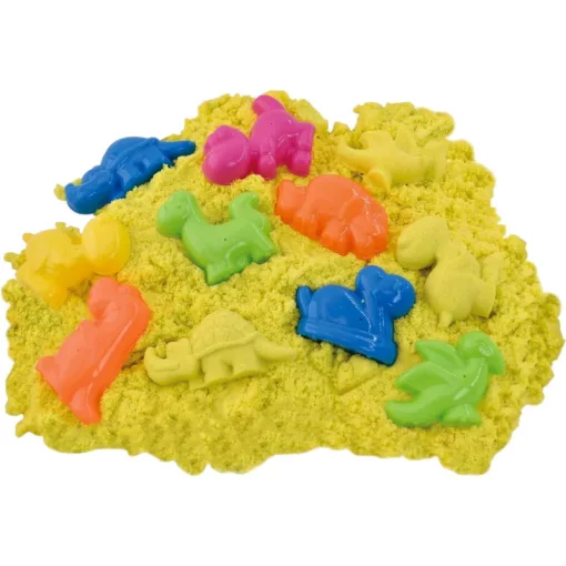 Magic Sand - 4 az 1-ben csillámos kinetikus homok játékkészlet formákkal