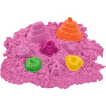 Magic Sand - 4 az 1-ben csillámos kinetikus homok játékkészlet formákkal