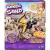   Kinetic Sand - 2 az 1-ben kinetikus homok építőkészlet buldózerrel