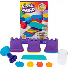 Kinetic Sand - Kinetikus homok szivárványos játékszett