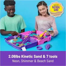 Kinetic Sand - Sellők kinetikus homok játékkészlet bőröndben