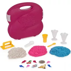   Kinetic Sand - Fagylaltkészítő kinetikus homok játékkészlet bőröndben