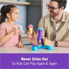Kinetic Sand - Kinetikus homok fagylaltkészítő játékszett