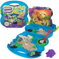   Kinetic Sand - Dinoszaurusz ásatás kinetikus homok játékkészlet bőröndben