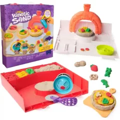Kinetic Sand - Kinetikus homok pizzakészítő játékszett