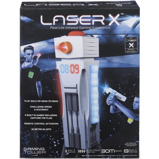 Laser-X - Lézerfegyver gyakorló torony 10 játékmóddal