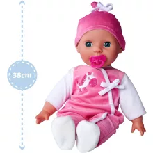 Simba Toys Laura - Beszélő interaktív lány baba cumisüveggel 38cm