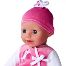 Simba Toys Laura - Beszélő interaktív lány baba cumisüveggel 38cm