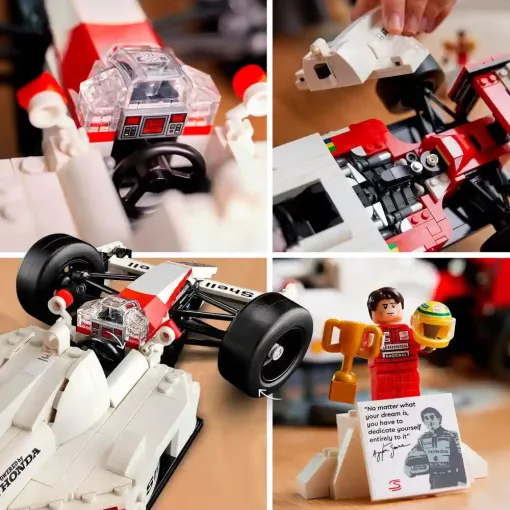 Lego Icons 10330 McLaren MP4/4 és Ayrton Senna Formula 1 versenyautó
