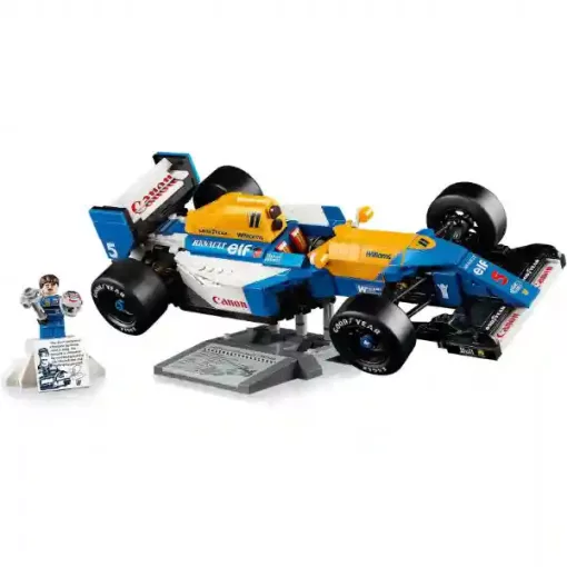 Lego Icons 10353 Williams Racing FW14B és Nigel Mansell Formula 1 versenyautó