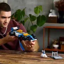 Lego Icons 10353 Williams Racing FW14B és Nigel Mansell Formula 1 versenyautó