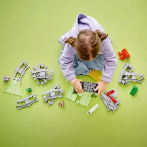 Lego Duplo 10425 Vonatalagút és sínek kiegészítő szett