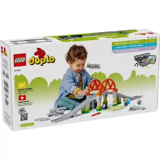 Lego Duplo 10426 Vasúti híd és sínek kiegészítő szett
