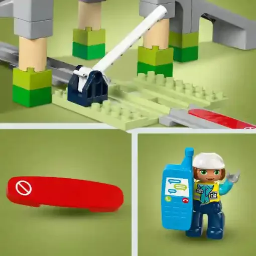 Lego Duplo 10426 Vasúti híd és sínek kiegészítő szett