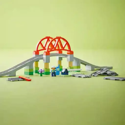 Lego Duplo 10426 Vasúti híd és sínek kiegészítő szett