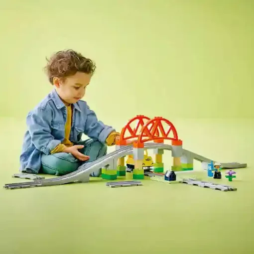 Lego Duplo 10426 Vasúti híd és sínek kiegészítő szett