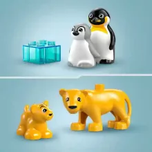 Lego Duplo 10442 Állatcsaládok a vadvilágban: Pingvinek és oroszlánok