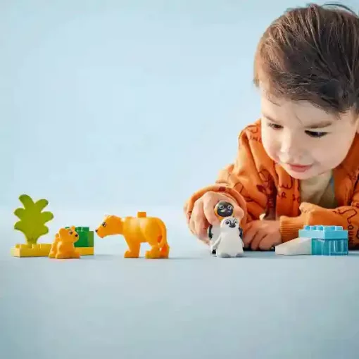 Lego Duplo 10442 Állatcsaládok a vadvilágban: Pingvinek és oroszlánok