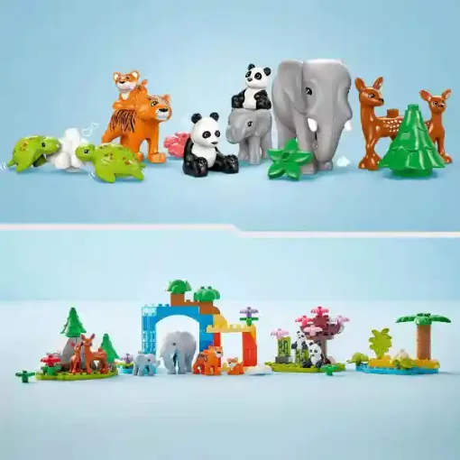Lego Duplo 10446 3 az 1-ben állatcsaládok a vadvilágban