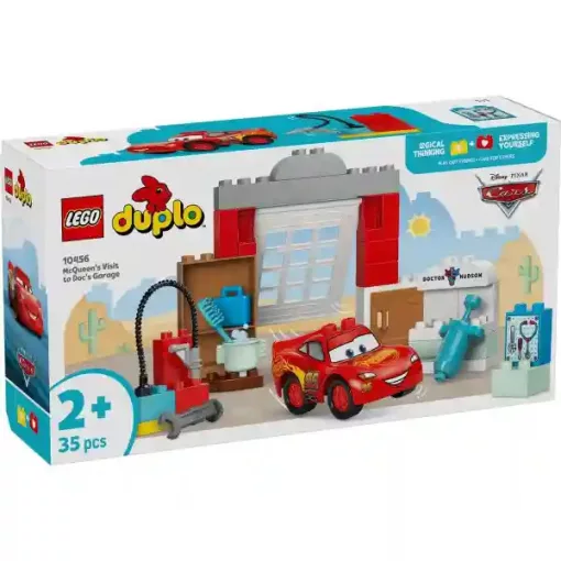 Lego Duplo Disney 10456 Verdák: Villám McQueen látogatása Doki garázsában