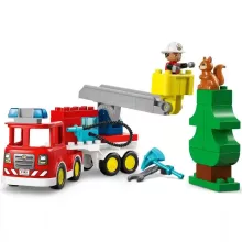 Lego Duplo 10473 Tűzoltóautó tömlővel és tűzoltóval