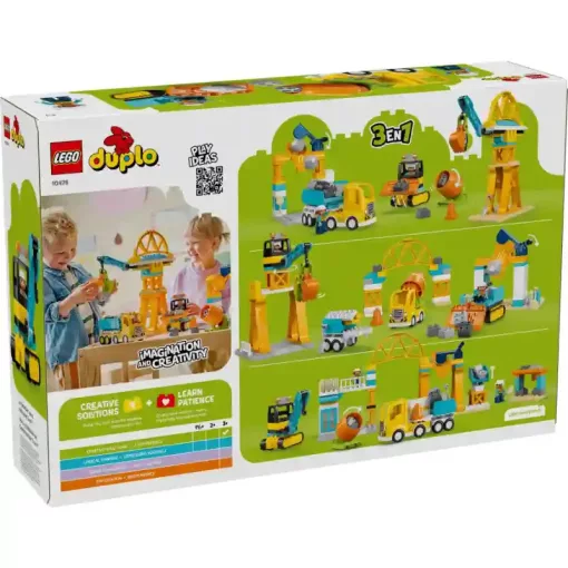 Lego Duplo 10476 3 az 1-ben építési terület és munkagépek