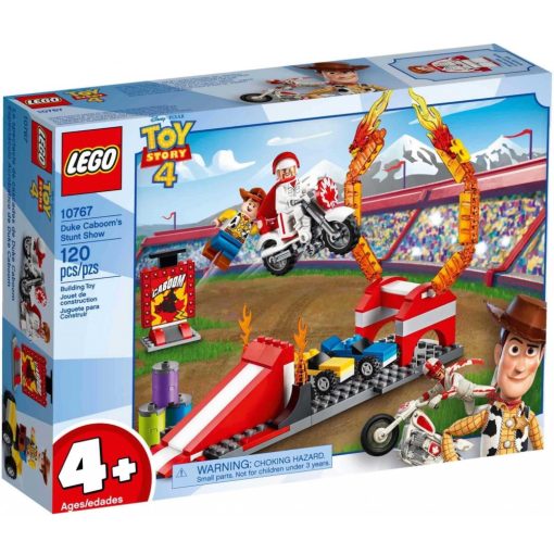 Lego Disney 10767 Toy Story 4: Duke Caboom kaszkadőr bemutatója