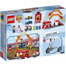 Lego Disney 10767 Toy Story 4: Duke Caboom kaszkadőr bemutatója