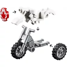 Lego Disney 10767 Toy Story 4: Duke Caboom kaszkadőr bemutatója