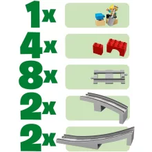 Lego Duplo 10872 Vasúti híd és sínek