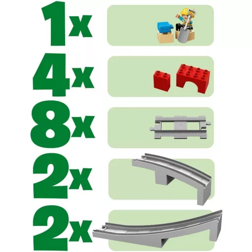 Lego Duplo 10872 Vasúti híd és sínek