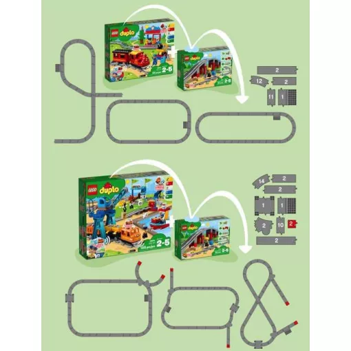 Lego Duplo 10872 Vasúti híd és sínek
