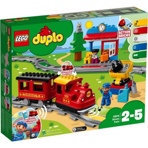 Lego Duplo 10874 Gőzmozdony vonat készlet
