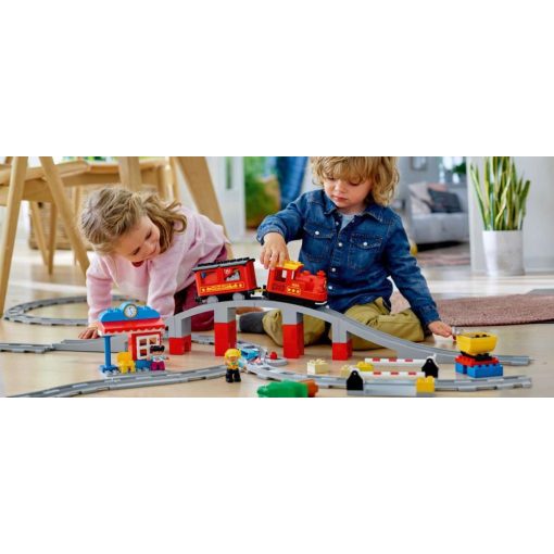 Lego Duplo 10874 Gőzmozdony vonat készlet