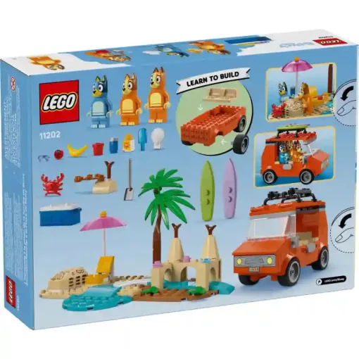 Lego Bluey 11202 Bluey és családja a tengerpartra utazik