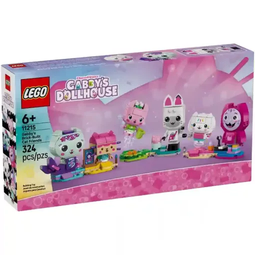 Lego Gabi Babaháza 11215 Gabi kockákból épült cicabarátai