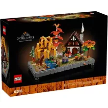 Lego Icons 11372 Őszi kert házikóval