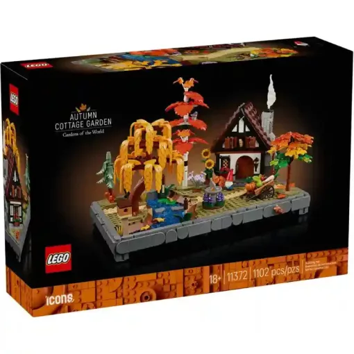 Lego Icons 11372 Őszi kert házikóval